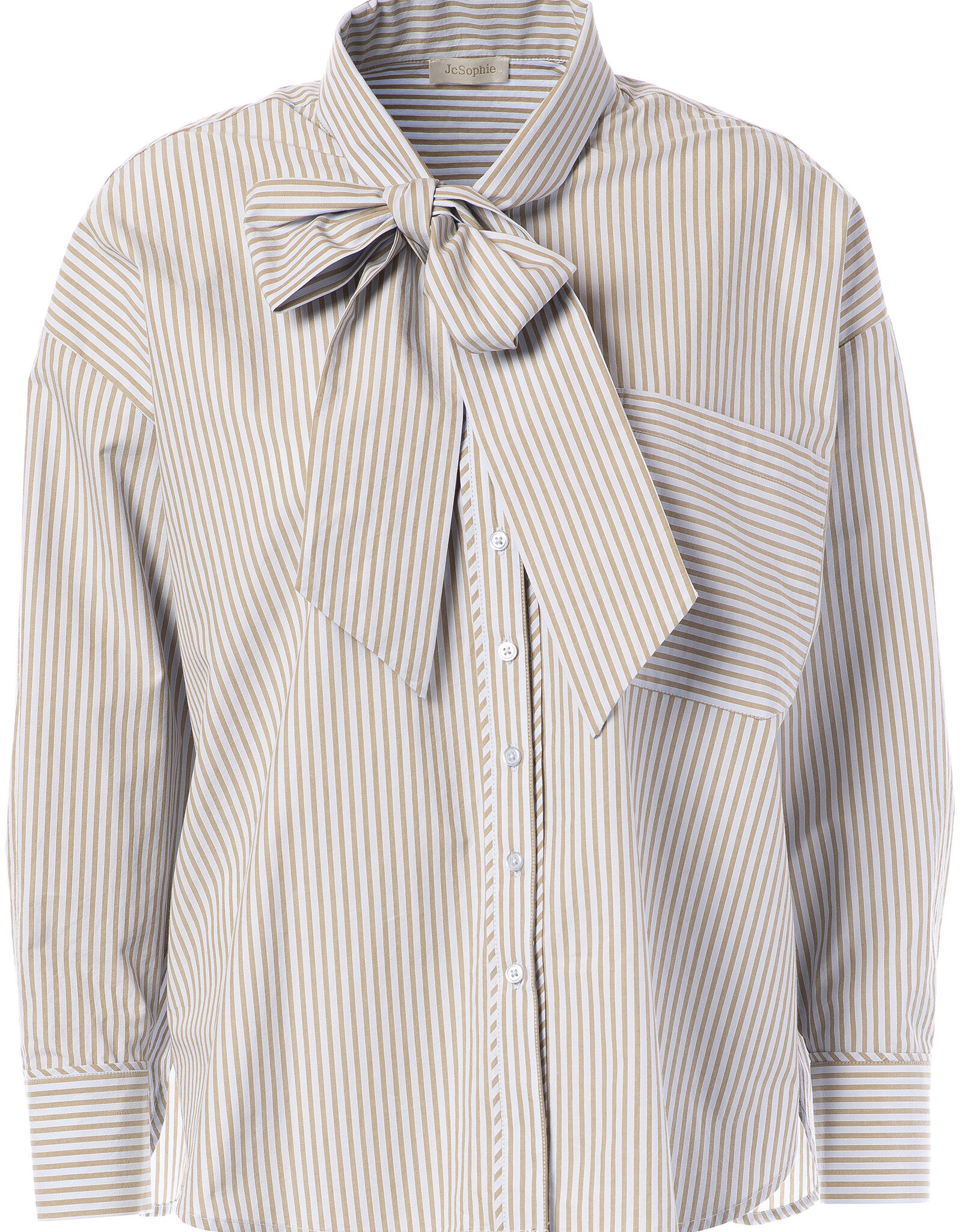 JcSophie Jody Blouse Blue/Brown Stripes