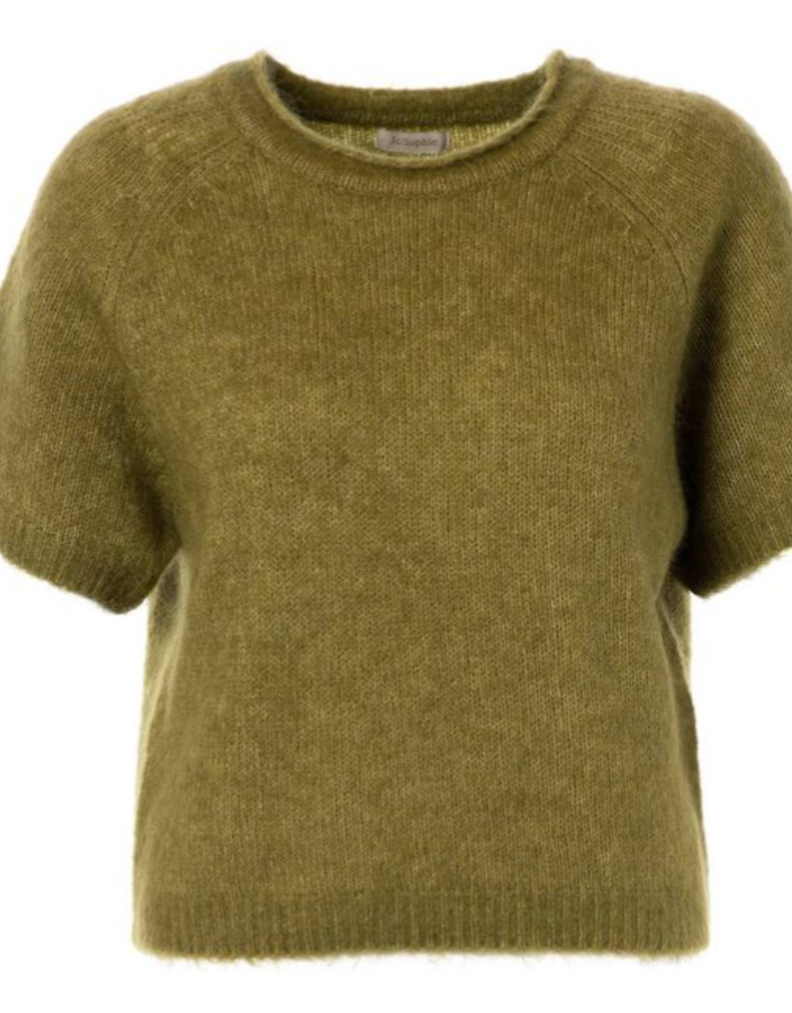 JcSophie Juniper Pullover K.Mouw R Hals Moss Green