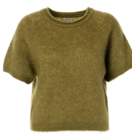 JcSophie Juniper Pullover K.Mouw R Hals Moss Green JcSophie Juniper Pullover K.Mouw R Hals Moss Green