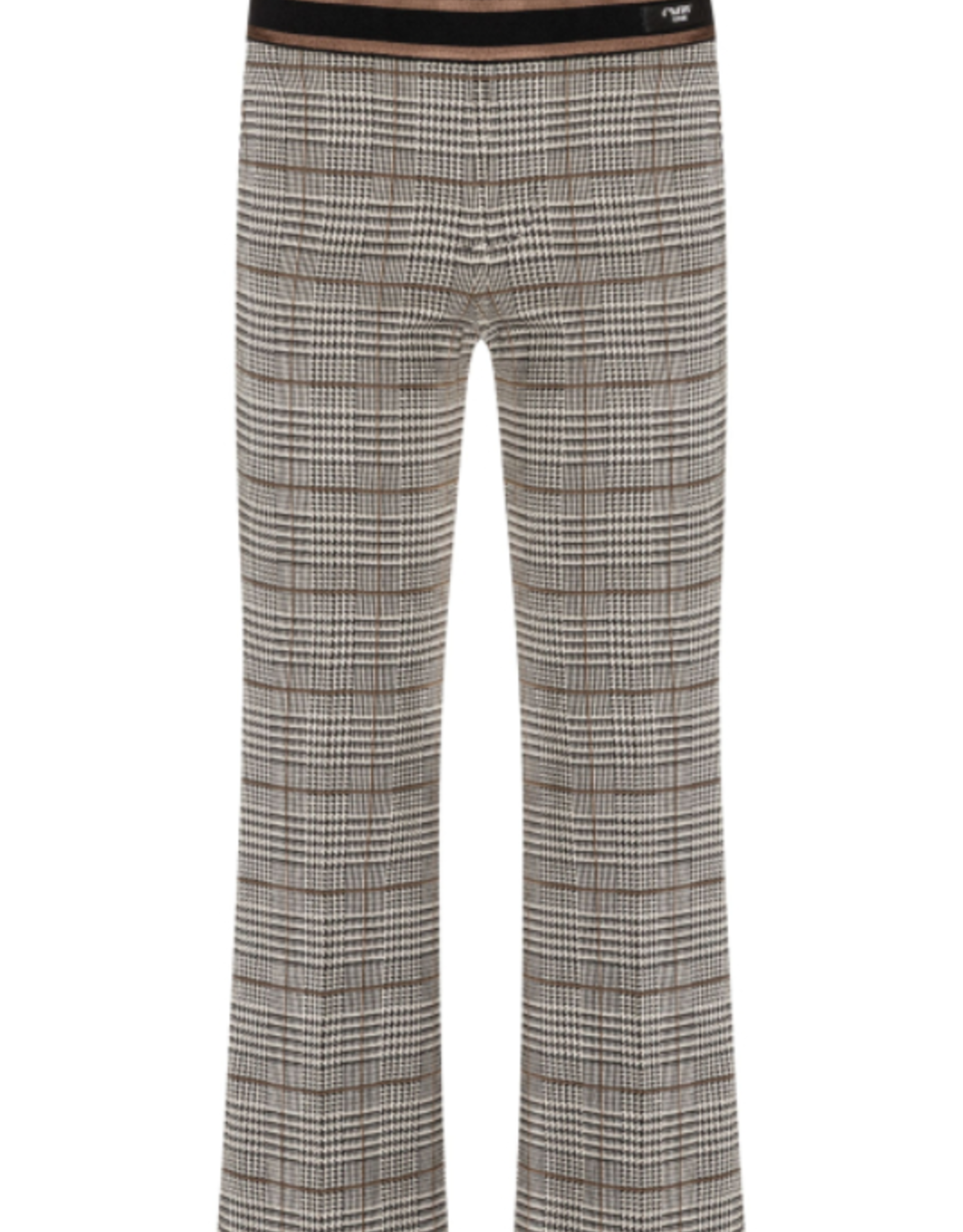 Cambio Pantalon Francoise Cropp Black Creme Bro Pantalon Prince De Galle