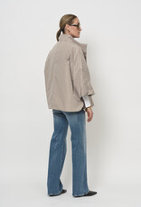 LaSalle Poncho Reversible Taupe/Navy