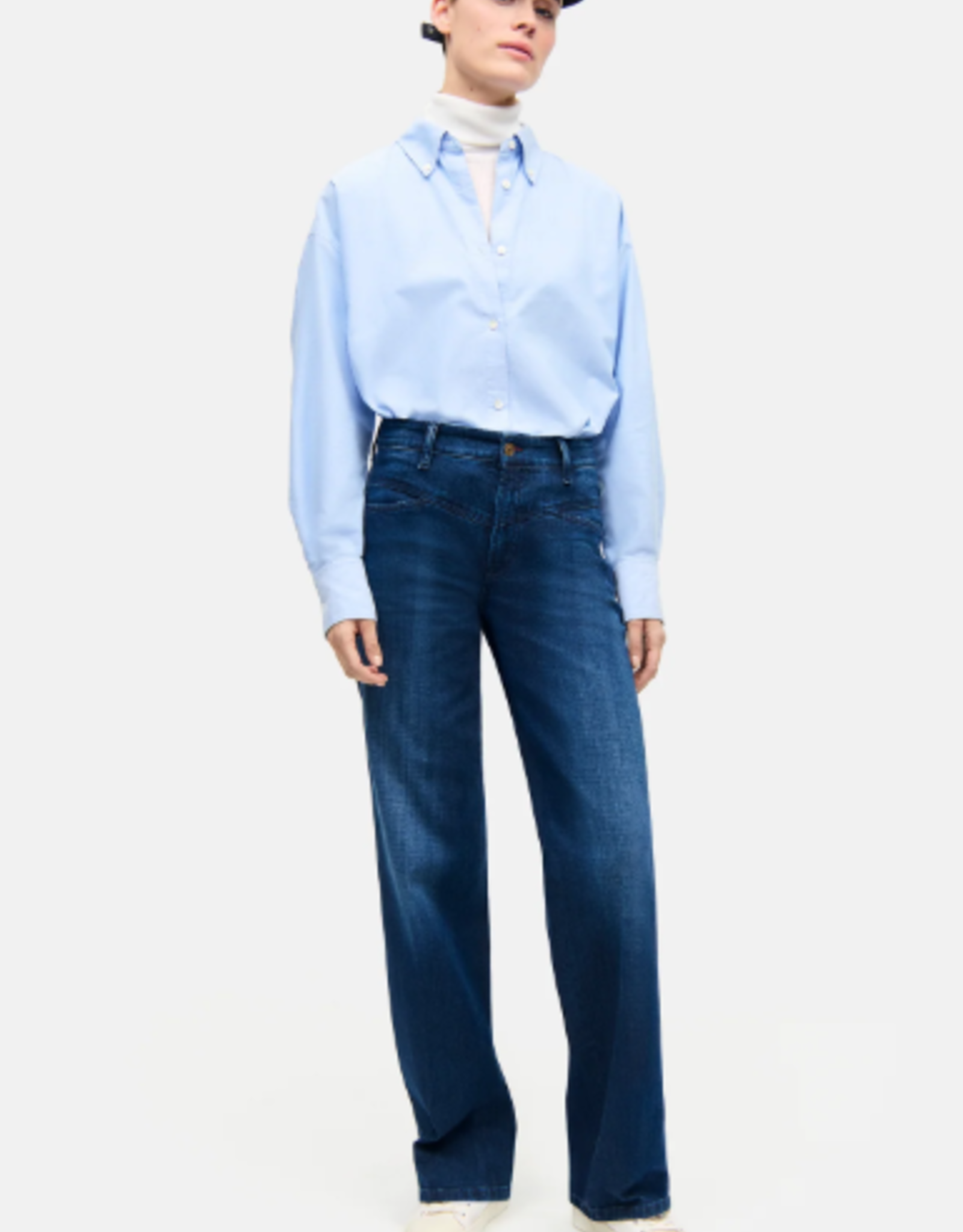 Cambio Jeans Paris Flared Medium Contrast