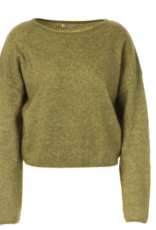 JcSophie June Pullover R.Hals Moss Green