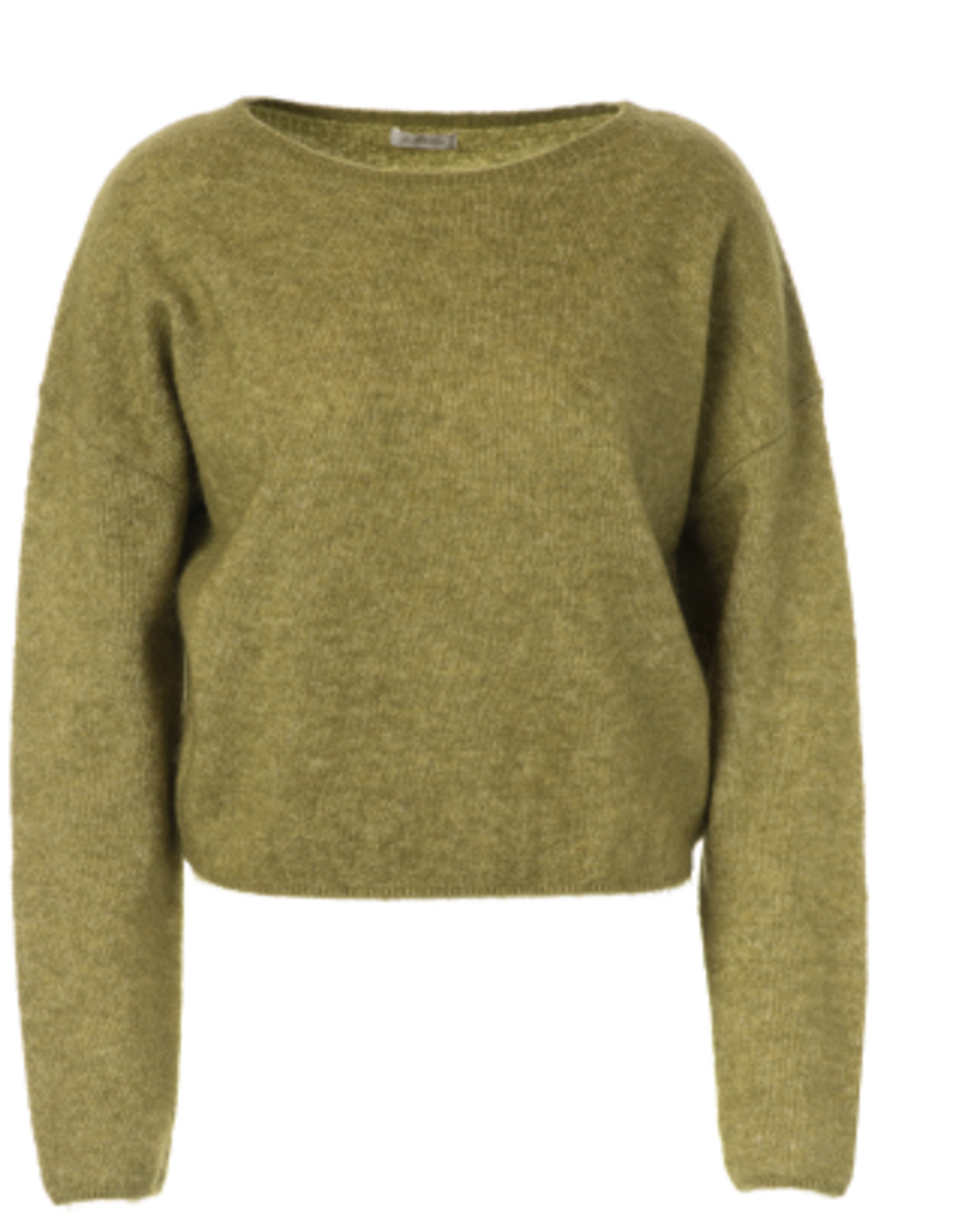 JcSophie June Pullover R.Hals Moss Green