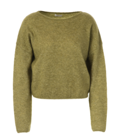 JcSophie June Pullover R.Hals Moss Green JcSophie June Pullover R.Hals Moss Green