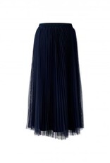 Oui Pleated Skirt  DK. Blue