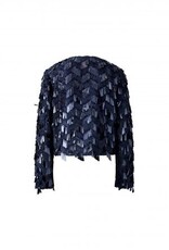 Oui Jacket Pailletten  DK. Blue Oui Jacket Pailletten  DK. Blue