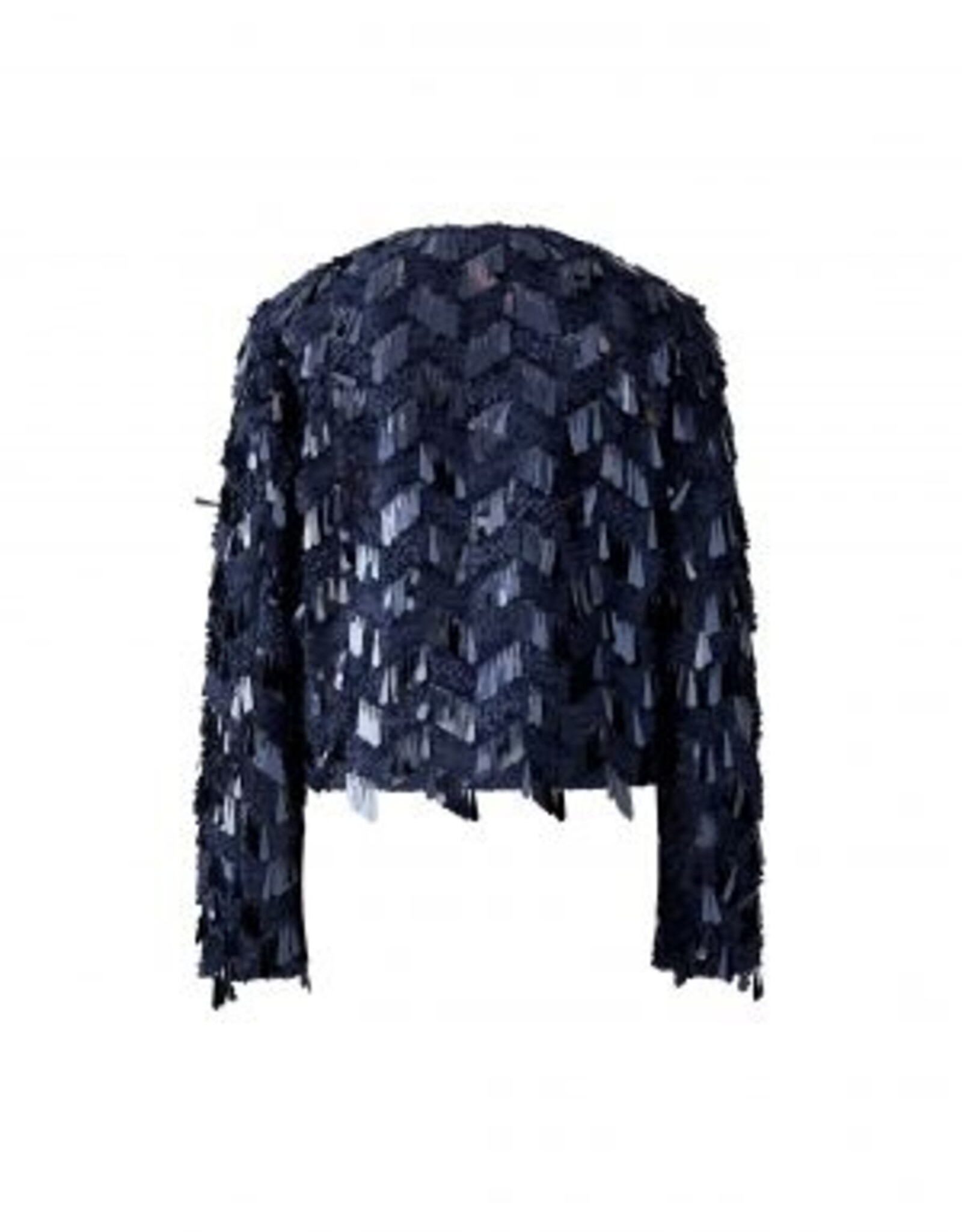 Oui Jacket Pailletten  DK. Blue