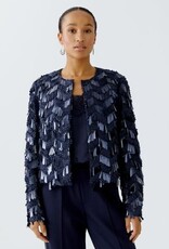 Oui Jacket Pailletten  DK. Blue Oui Jacket Pailletten  DK. Blue