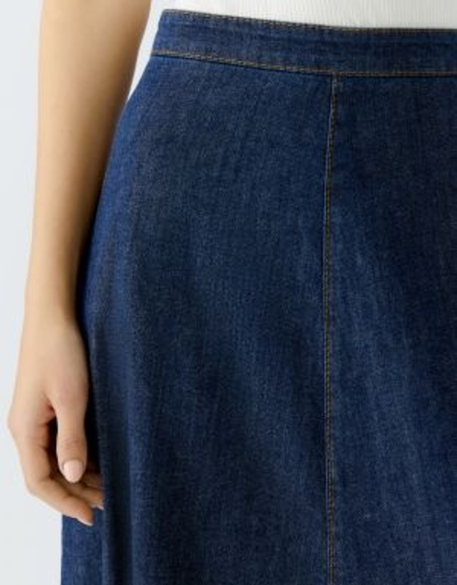 Oui Demin Skirt Raw Demin