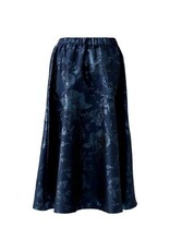 Oui Rok Marine Glans Jacquard Print