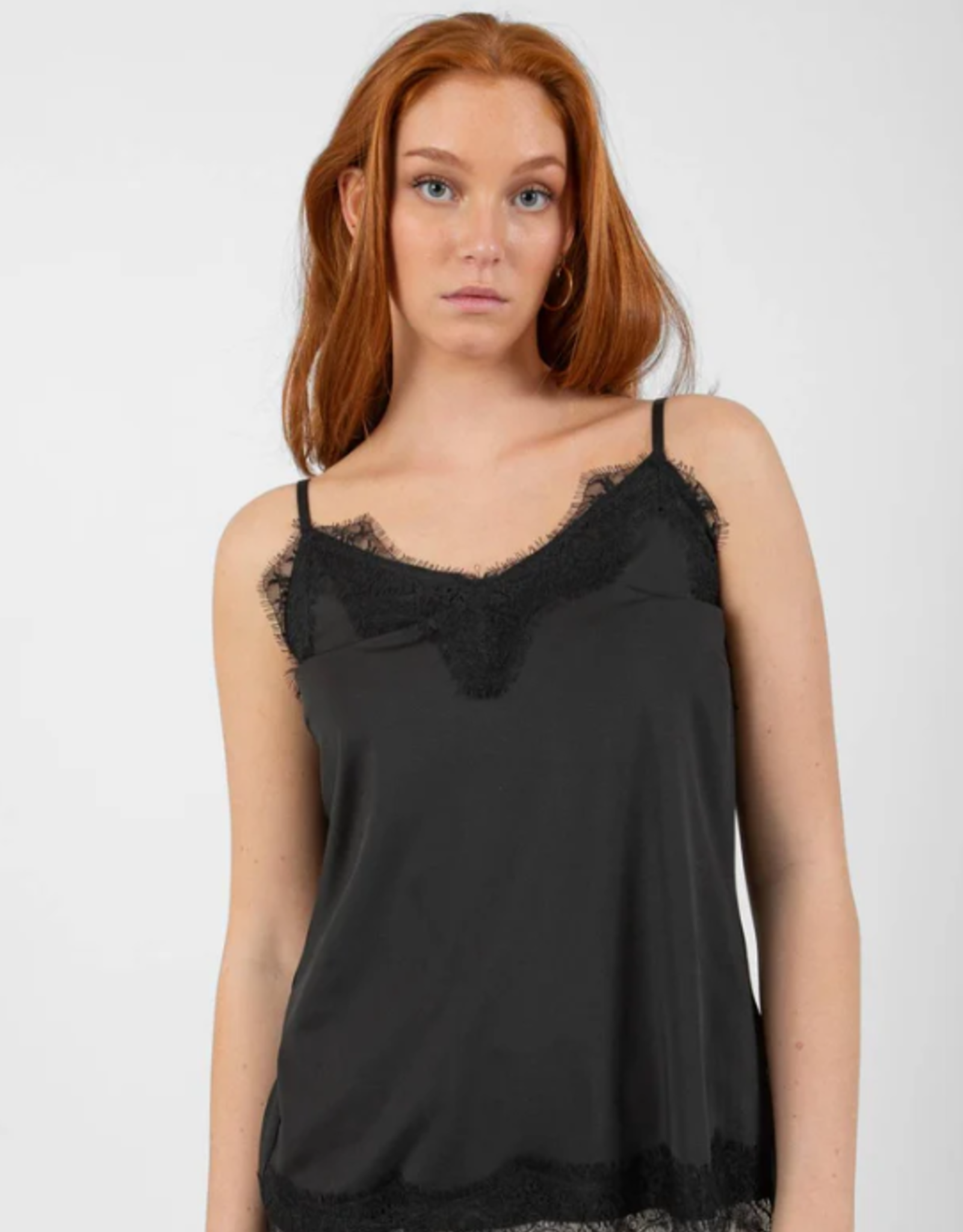 Coster Copenhagen Top Rosie Lace Black