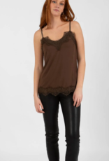 Coster Copenhagen Top Rosie Lace  Chocolat Nut