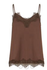 Coster Copenhagen Top Rosie Lace  Chocolat Nut