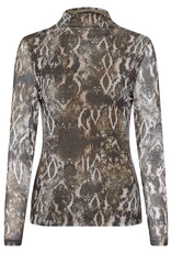 Marc Aurel Shirt Mesh Khaki Varied