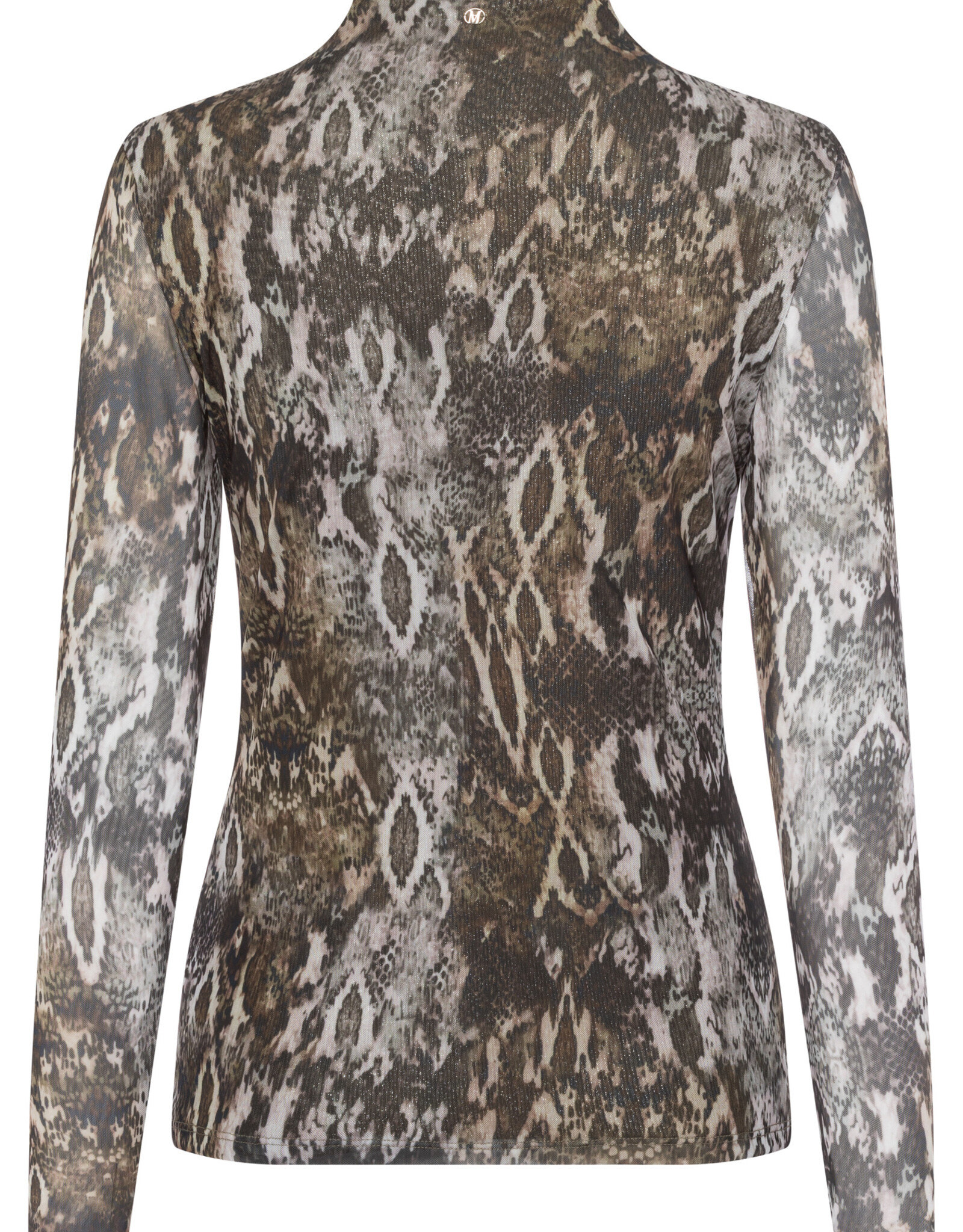 Marc Aurel Shirt Mesh Khaki Varied