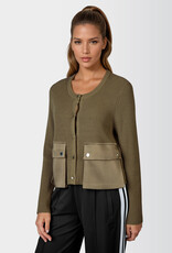 Marc Aurel Vest Khaki Met Satijnen Zak