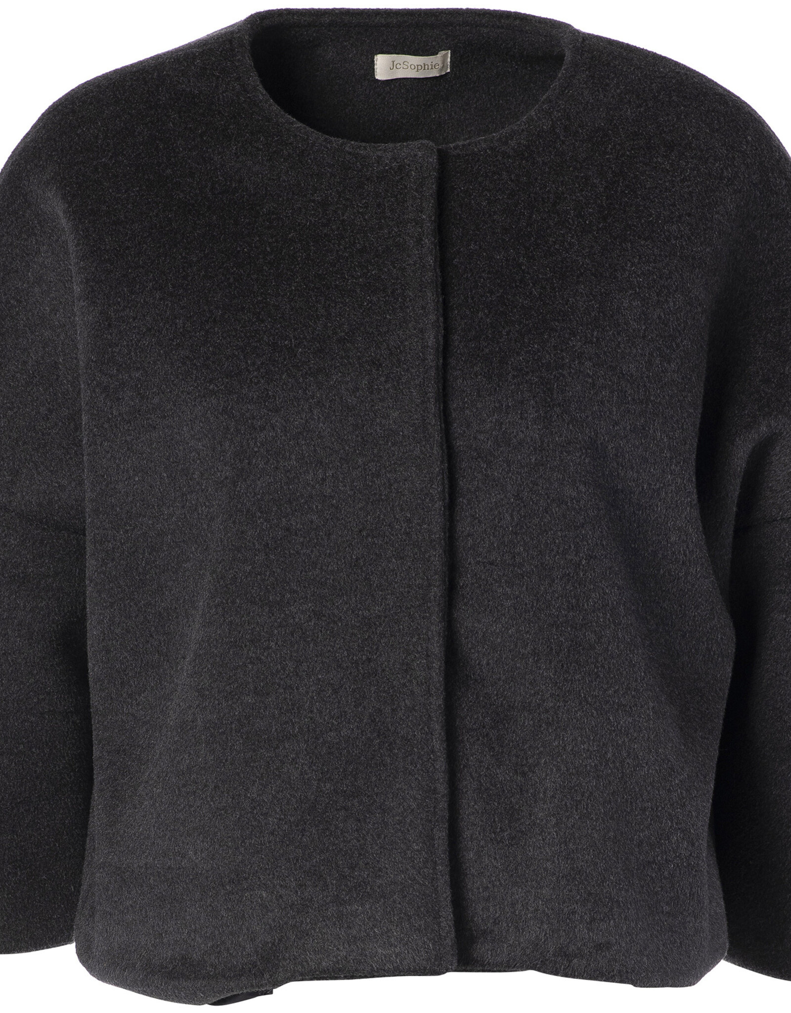 JcSophie Jasje Joaquine jacket R Hals 3/4 Mouw Anthractie