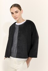 JcSophie Jasje Joaquine jacket R Hals 3/4 Mouw Anthractie