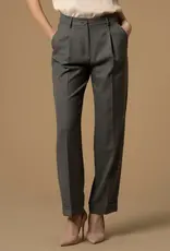 Kocca Pantalon Hattilas Ruit Grijs Bordeaux