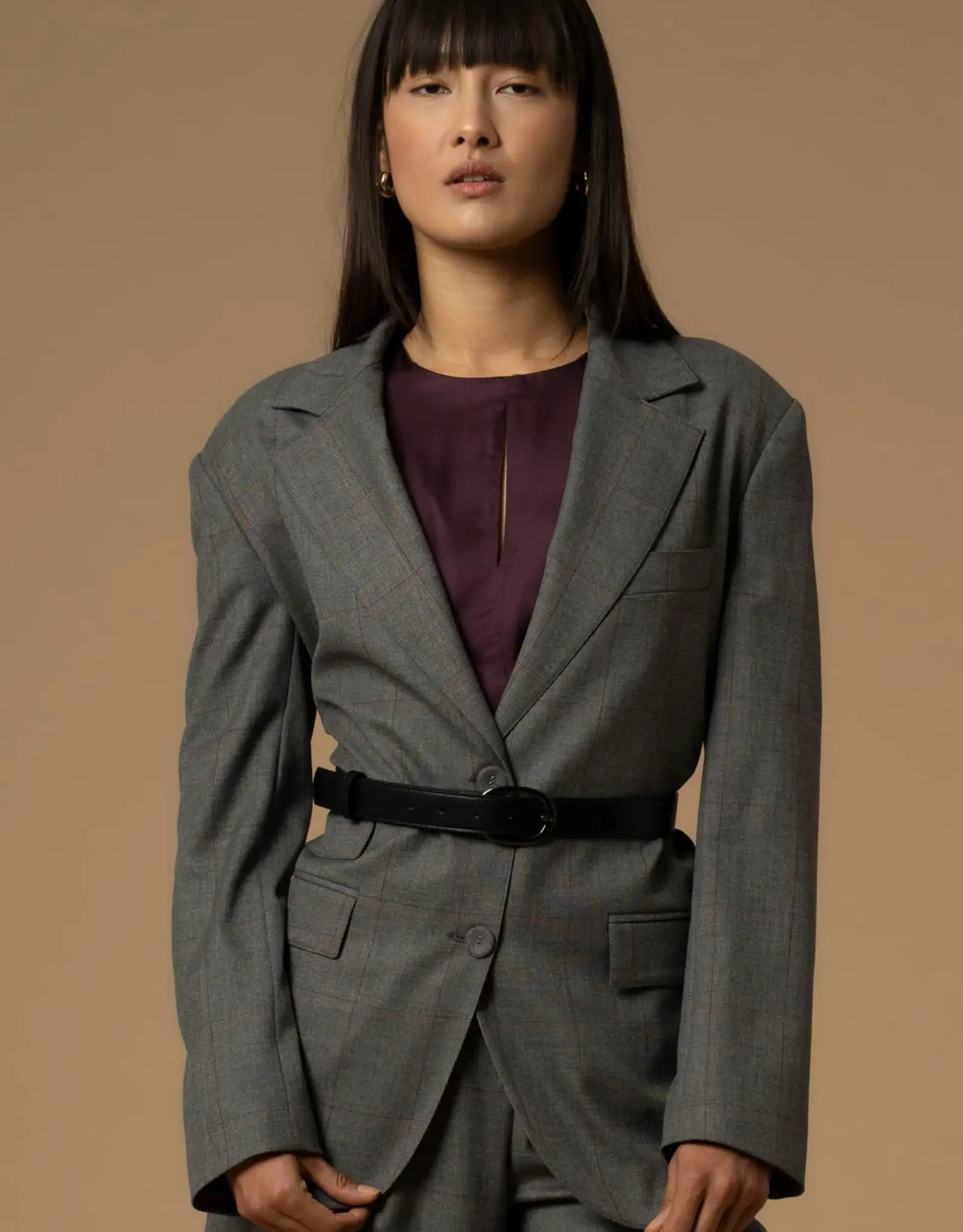 Kocca Colber Emmanuel Ruit Grijs Bordeaux