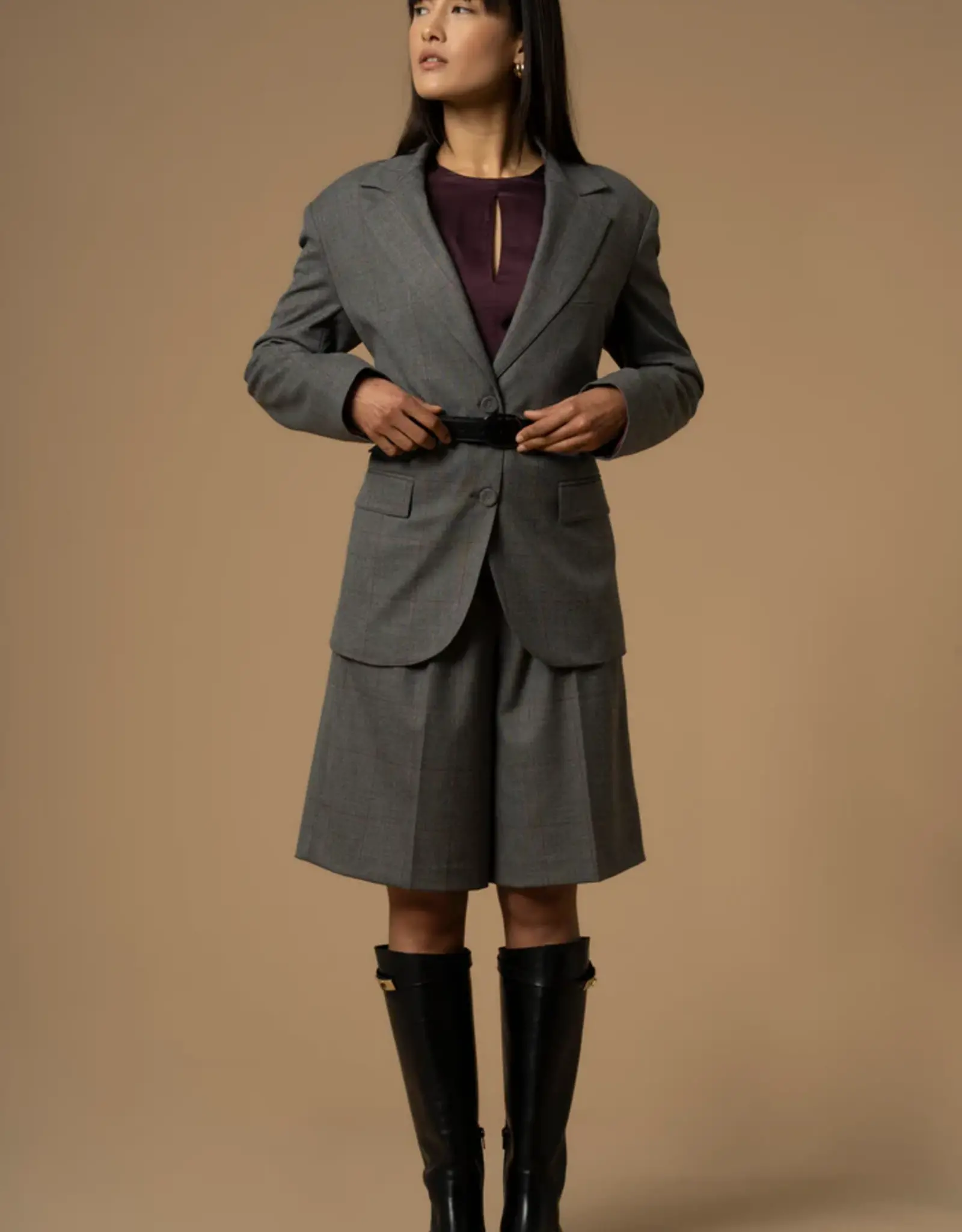 Kocca Colber Emmanuel Ruit Grijs Bordeaux