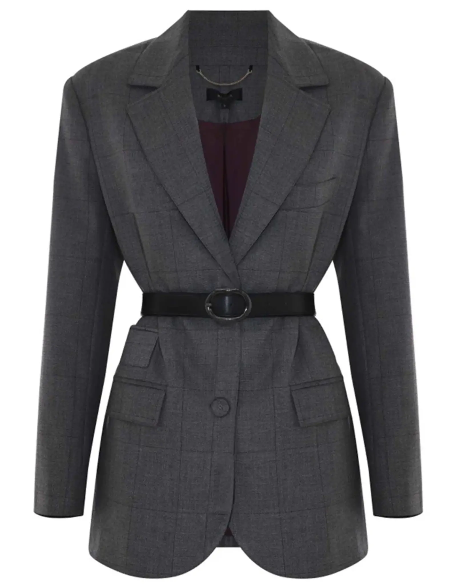 Kocca Colber Emmanuel Ruit Grijs Bordeaux