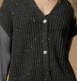 Kocca Gilet Inisio  Met Zilver D Grijs