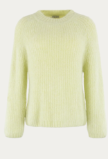 Anna Blue Pullover Desser R Hals Light Fluor Green