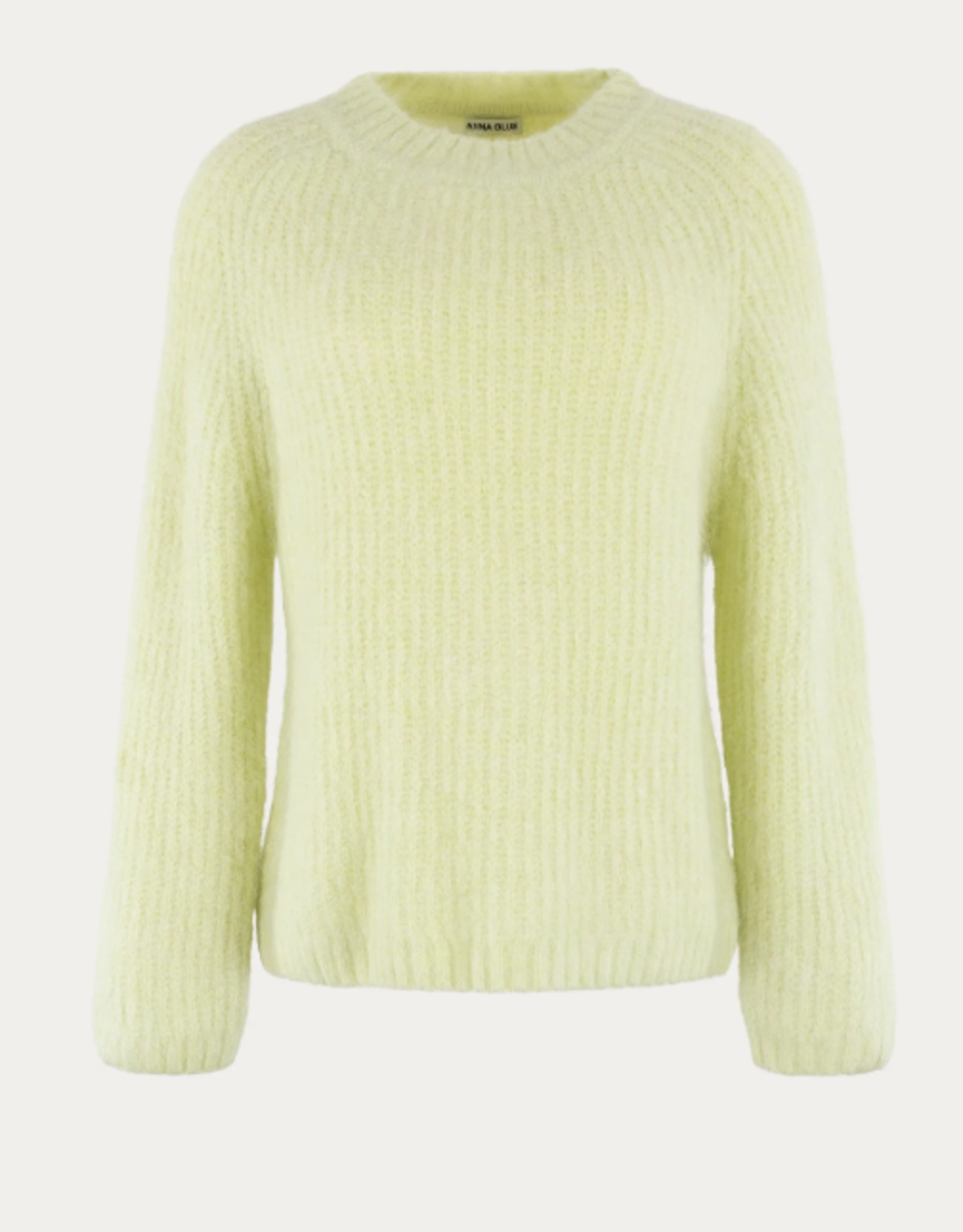Anna Blue Pullover Desser R Hals Light Fluor Green