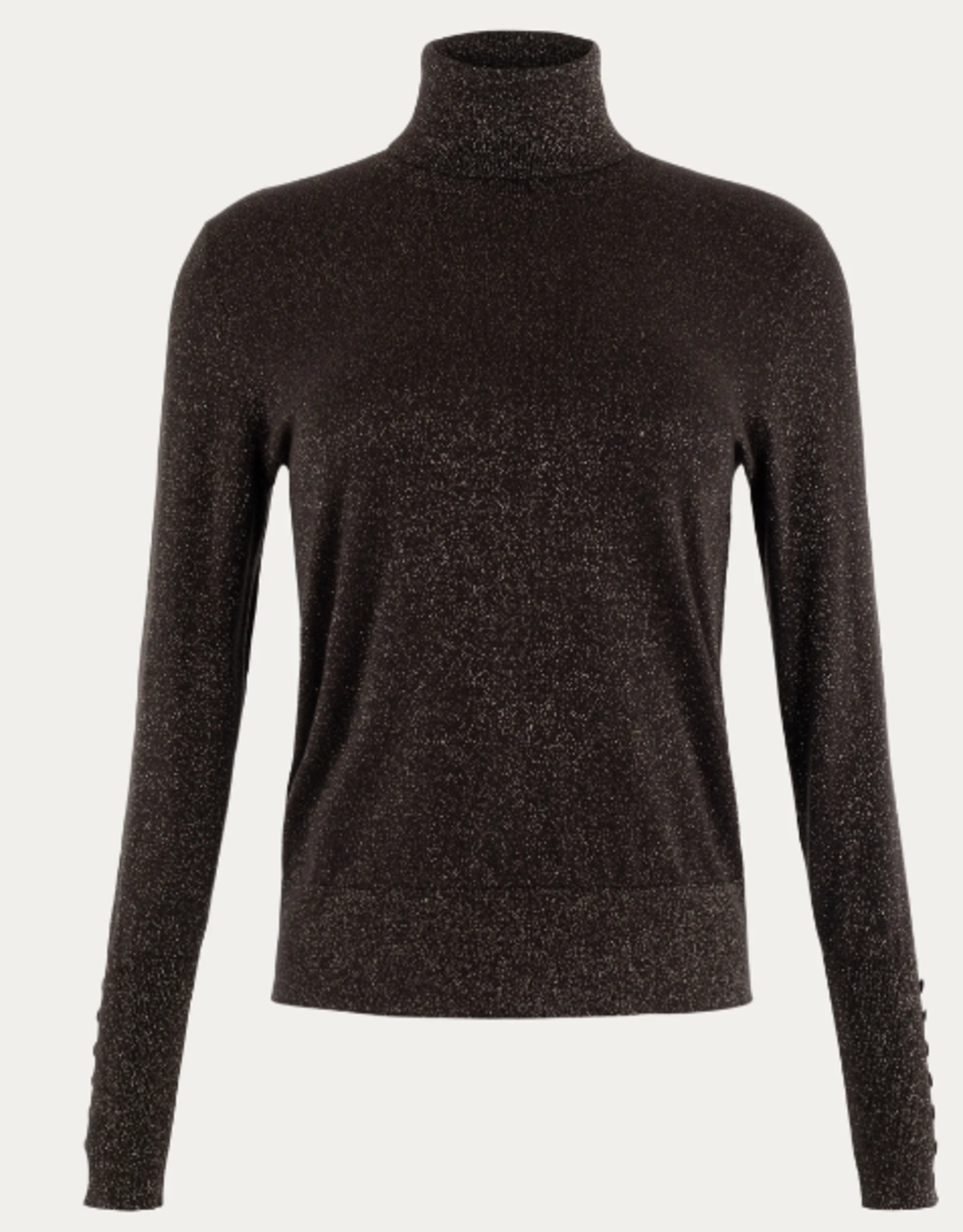 Emotions Pullover Roll.Neck IS Lurex Choco