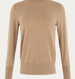 Emotions Pullover Roll.Neck IS Lurex Caramel