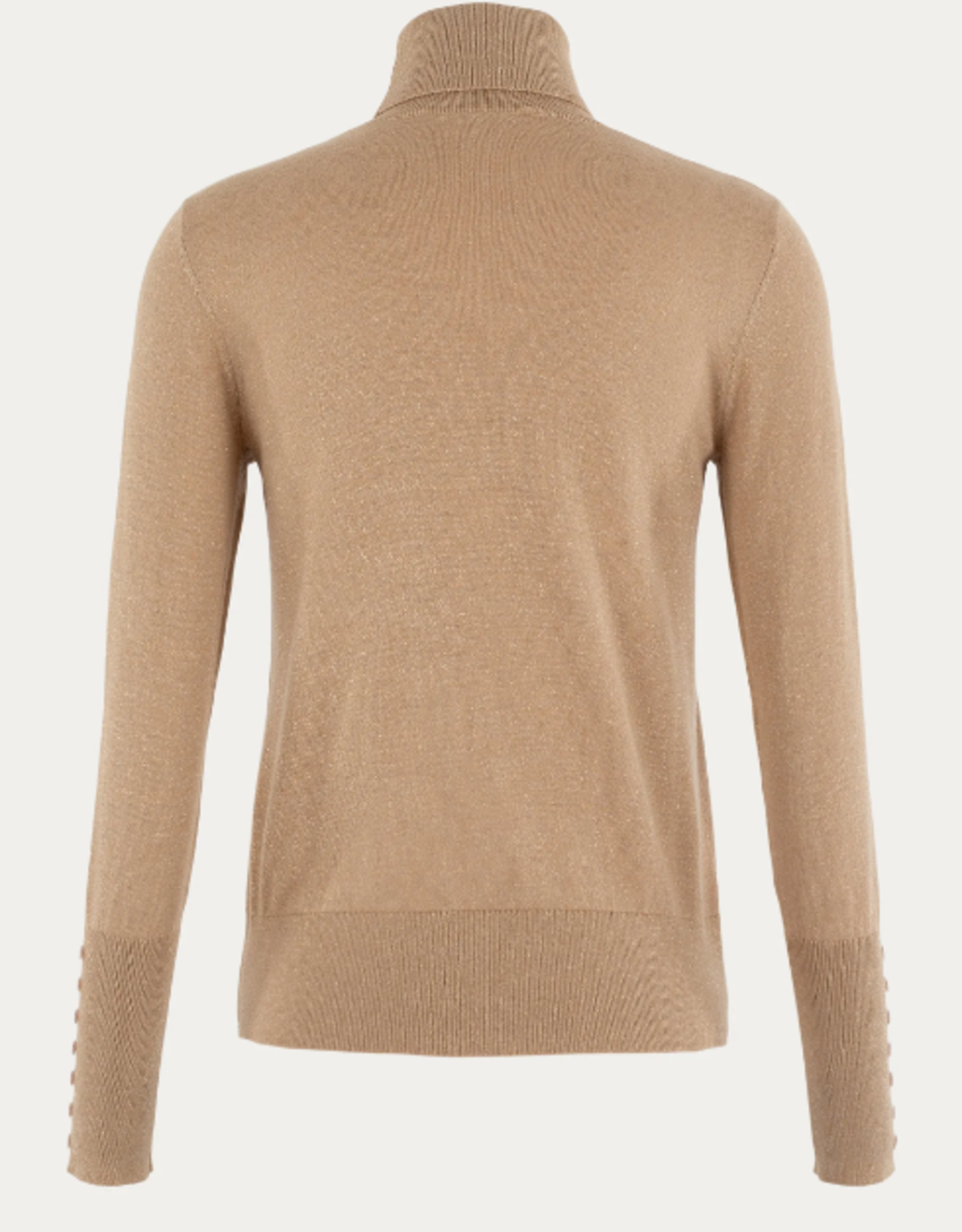 Emotions Pullover Roll.Neck IS Lurex Caramel