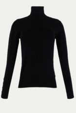 Emotions Pullover Coll. Neck Button LM Navy