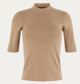 Emotions Pullover Turtle Mock Neck Lurex Caramel