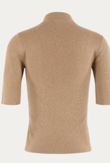 Emotions Pullover Turtle Mock Neck Lurex Caramel