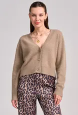 Princess goes Hollywood Vest Cardigan Hairy Basic Nomad Taupe