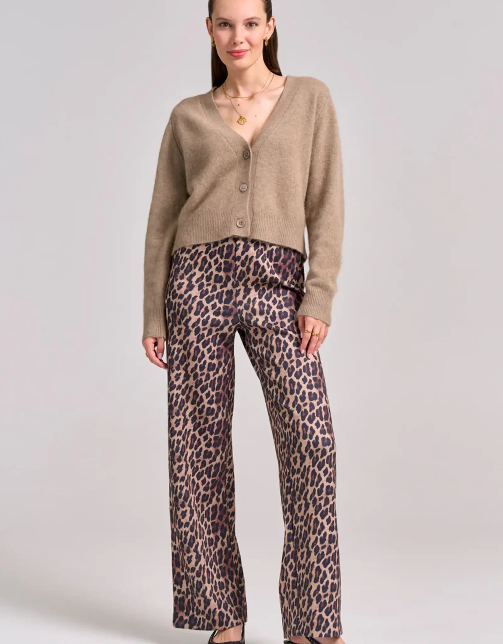 Princess goes Hollywood Vest Cardigan Hairy Basic Nomad Taupe