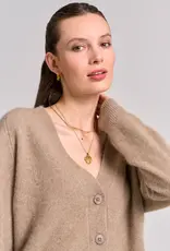 Princess goes Hollywood Vest Cardigan Hairy Basic Nomad Taupe