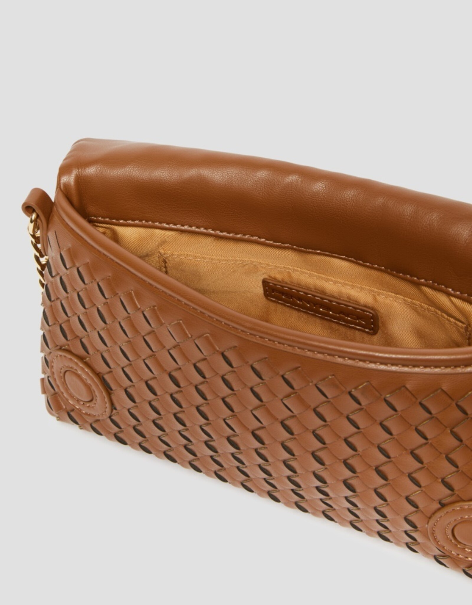 PENNYBLACK Gevlochten  Tas Model Fuxia Cognac