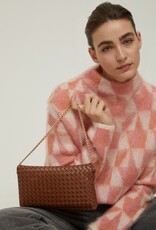 PENNYBLACK Gevlochten  Tas Model Fuxia Cognac