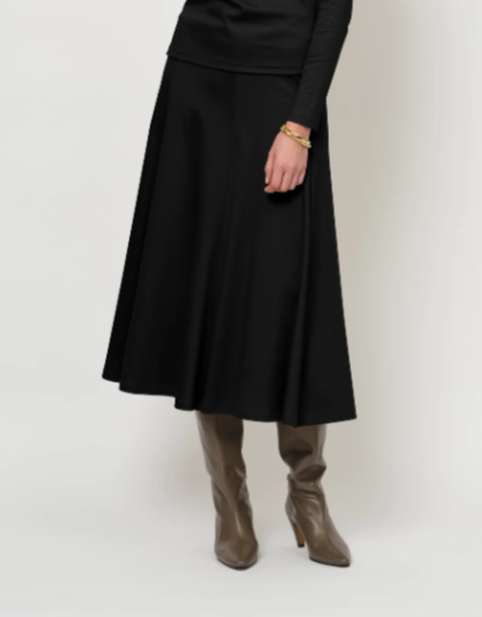 LaSalle Panel Skirt Grey
