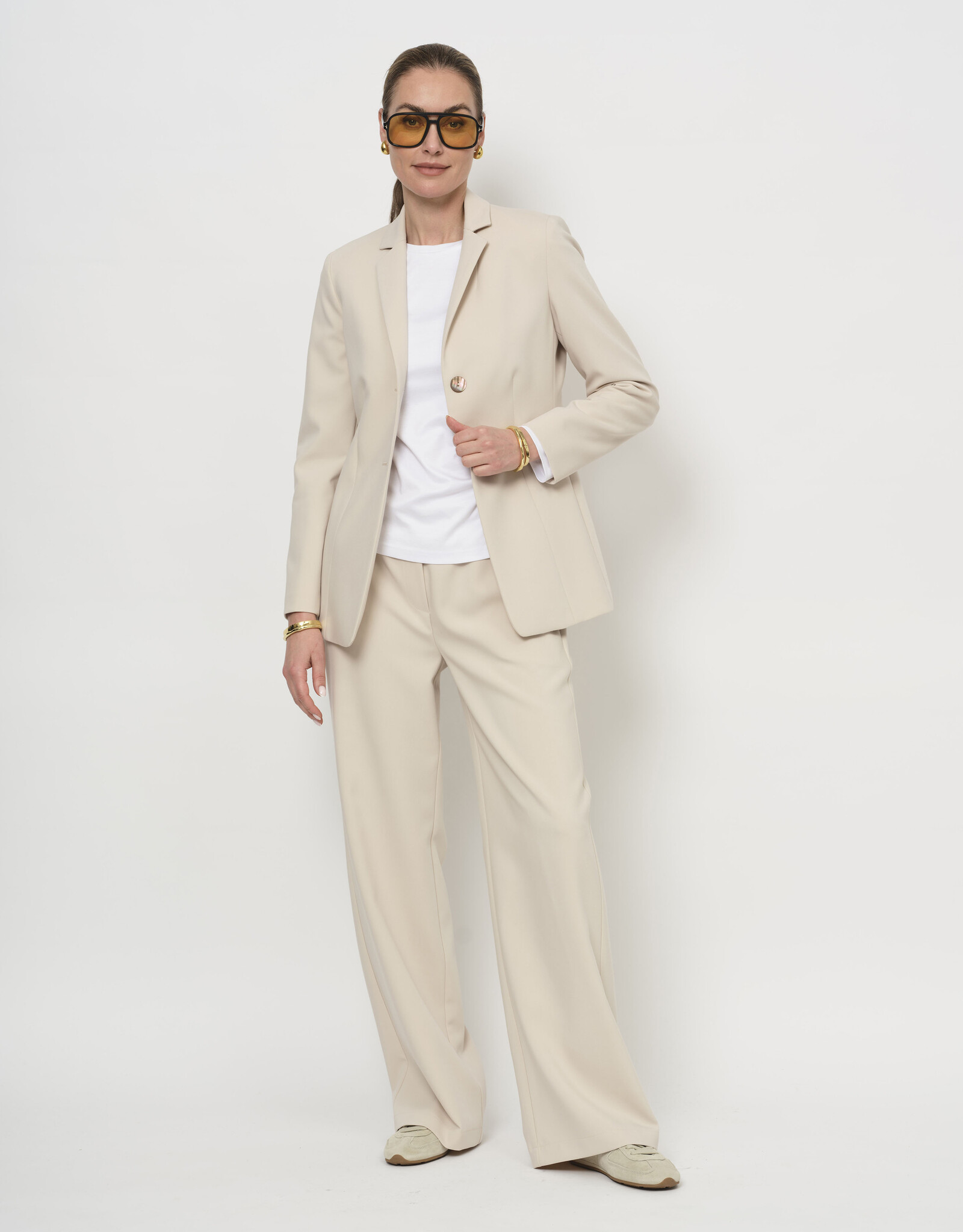 LaSalle Slim Fit Blazer Natural