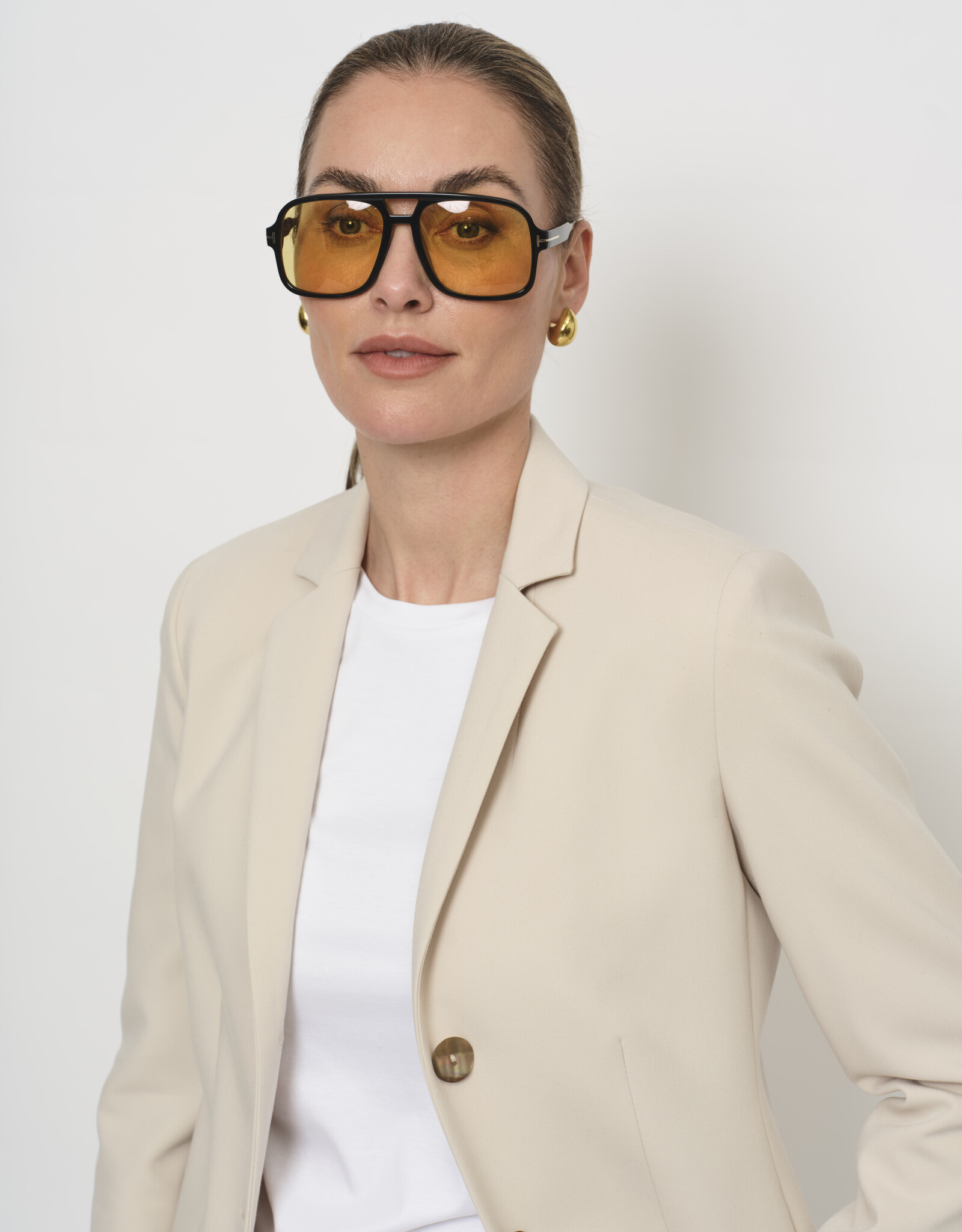 LaSalle Slim Fit Blazer Natural