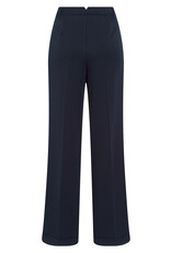 Marc Aurel Pantalon Bandplooi Met Omslag Navy