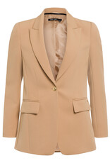 Marc Aurel Blazer Lang Getailleerd Beige