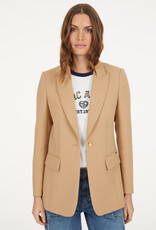 Marc Aurel Blazer Lang Getailleerd Beige