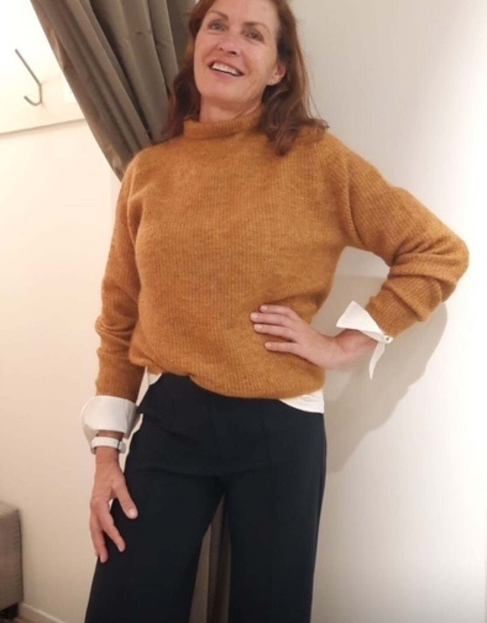 JcSophie Jupiter Pullover Turtle Hals Golden Brown