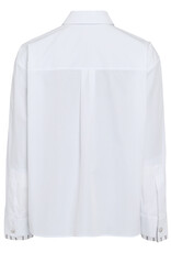 Marc Aurel Blouse Stropdas Wit