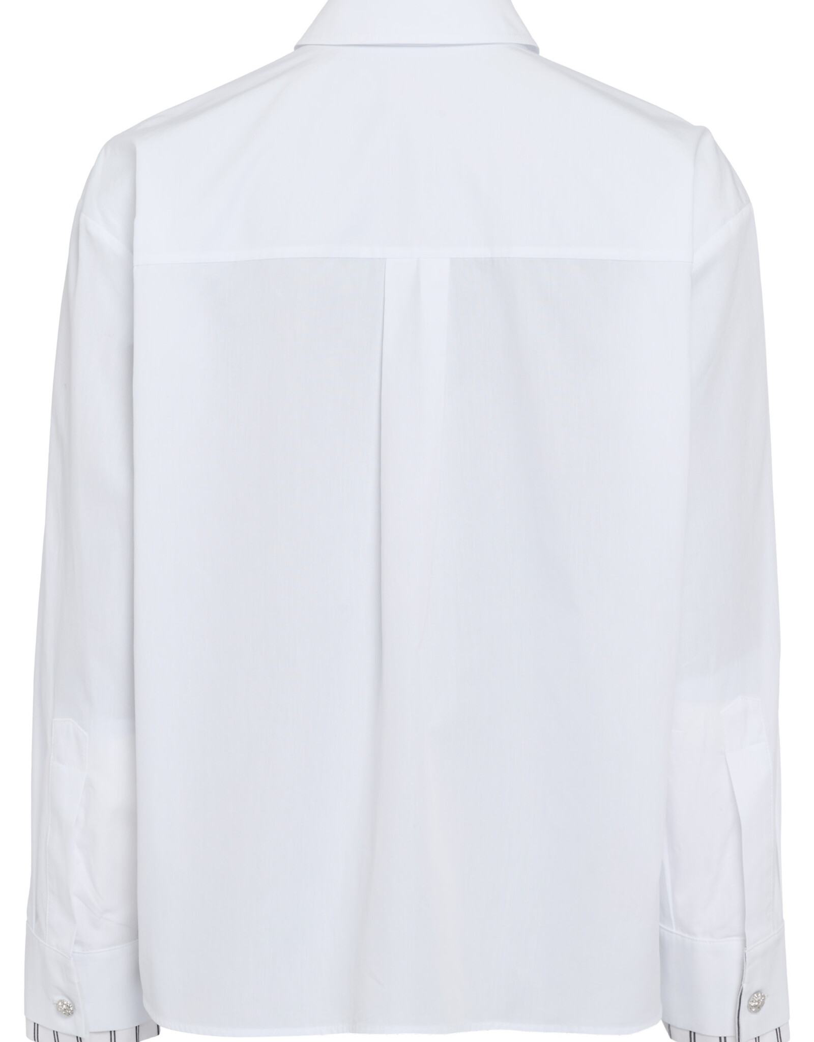Marc Aurel Blouse Stropdas Wit